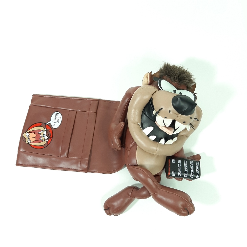 Vintage Warner Brothers Tasmanian Devil Taz Caddy Remote Holder 1995